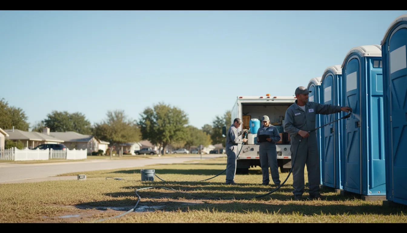 Long-Term Portable Toilet Rental in Fluvanna, TX near me